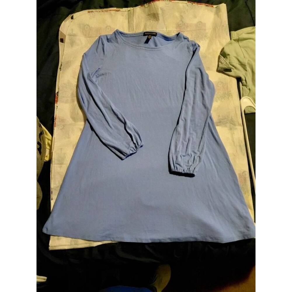 Long baby blue top-S